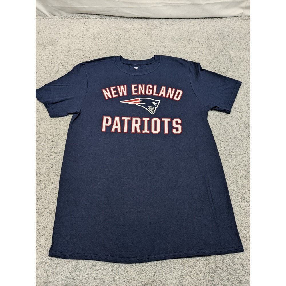 Fanatics New England Patriots T-Shirt Navy Blue Medium‎ Tom Brady Cotton